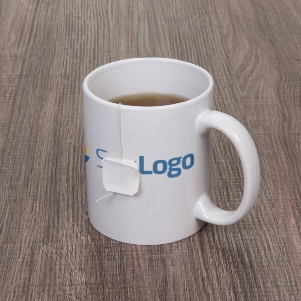 Caneca Porcelana Branca 325ml - Imagem 3