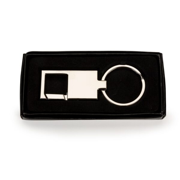 Chaveiro metálico mosquetão personalizado para brindes